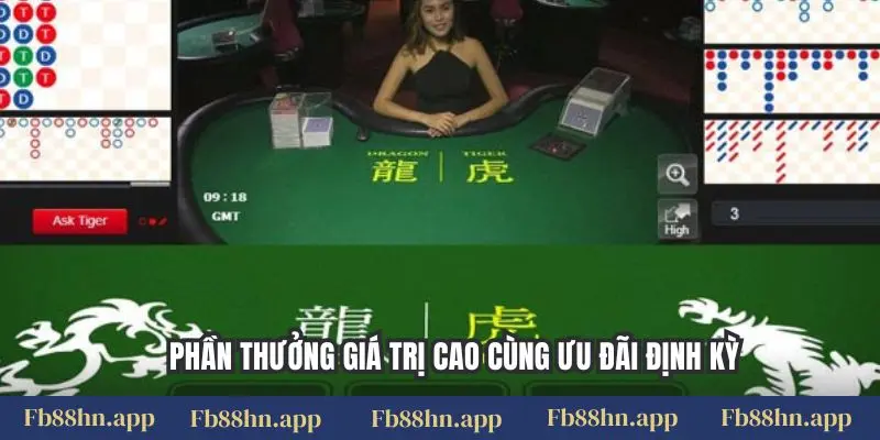 Rồng Hổ Fb88: Đấu Bài Kịch Tính, Săn Thưởng Sòng Bạc 2 Phần thưởng giá trị cao cùng ưu đãi định kỳ