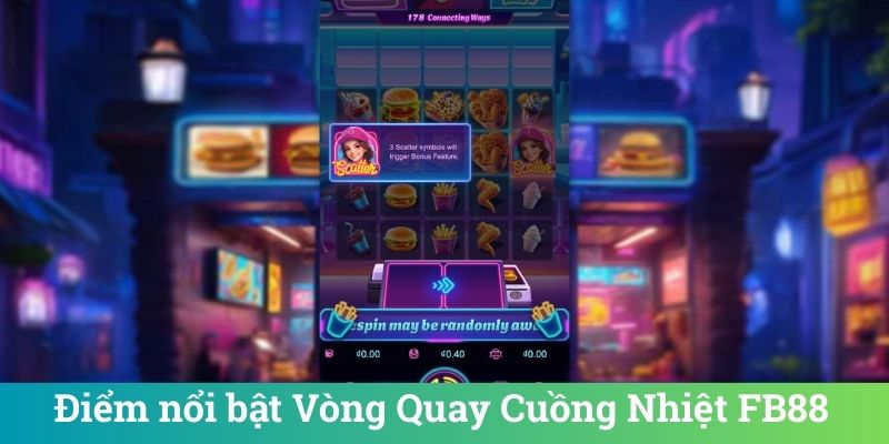 Điểm nổi bật Vòng Quay Cuồng Nhiệt FB88