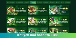 Khuyến mai hoàn trả FB88
